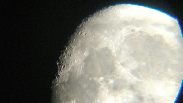 ラプトル60で観察した月面