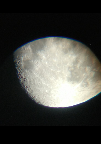 ラプトル60で観察した月面