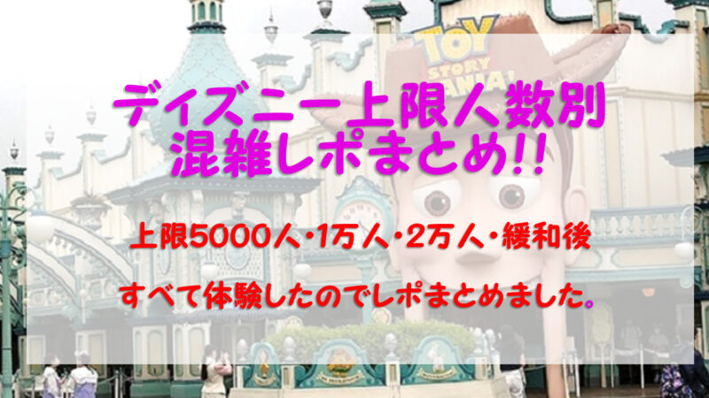 コロナ禍ディズニーまとめ 5千人 １万人 ２万人 ３万人以上のパークを全て体験したのでレポします 夢を叶えたいママのブログ