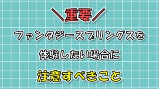 ファンタジースプリングス注意事項アイキャッチ